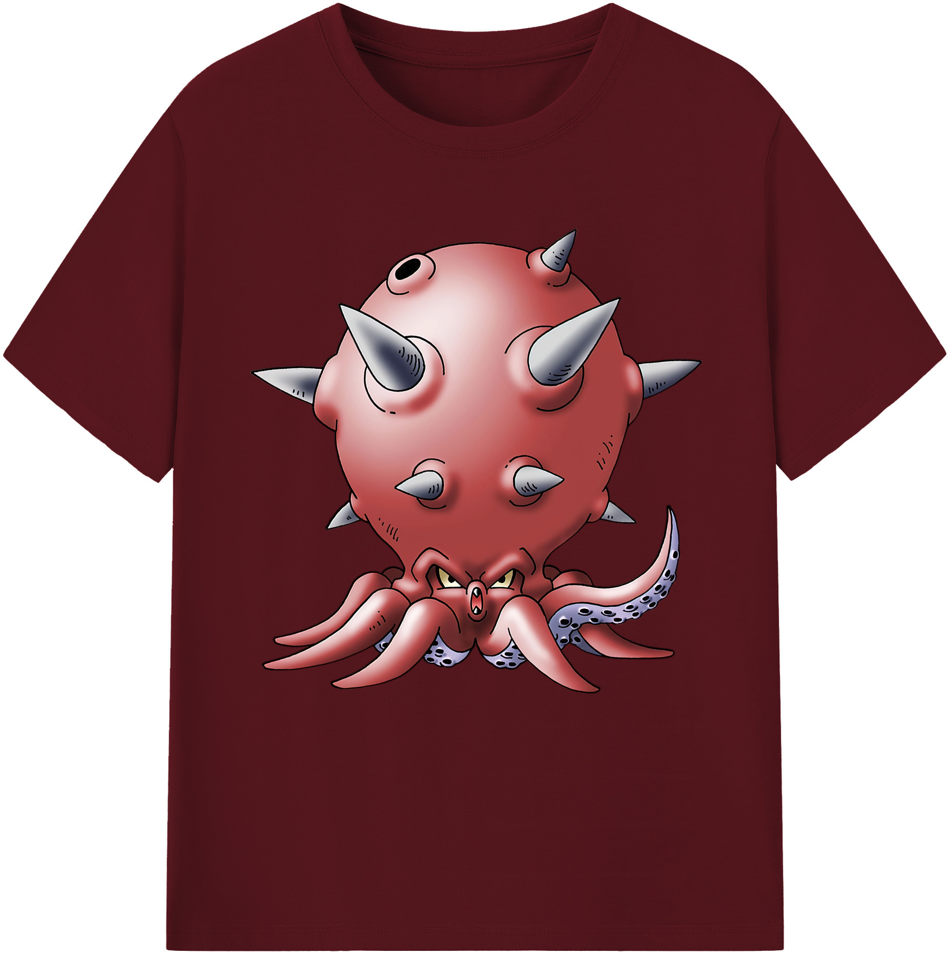 （画像用） ドラゴンクエスト Doragon Kuesuto Dragon Quest 綿100％半袖Tシャツ（フロントプリント）